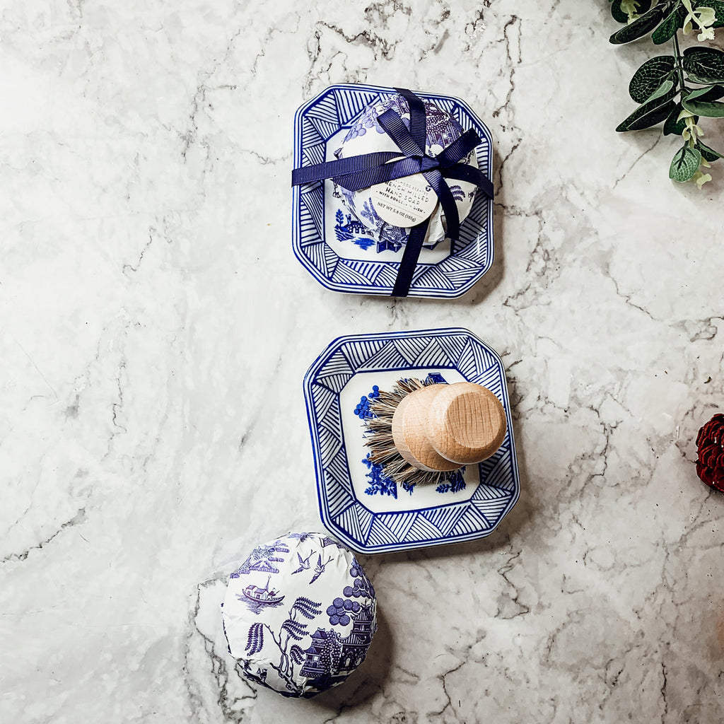 Blue & White Chinoiserie Soap & Trinket Dishes