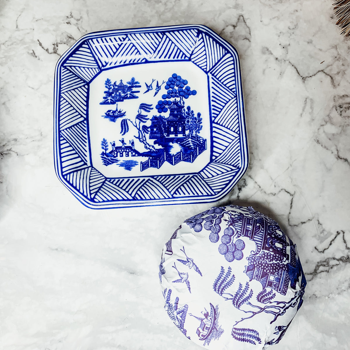 Blue & White Chinoiserie Soap & Trinket Dishes