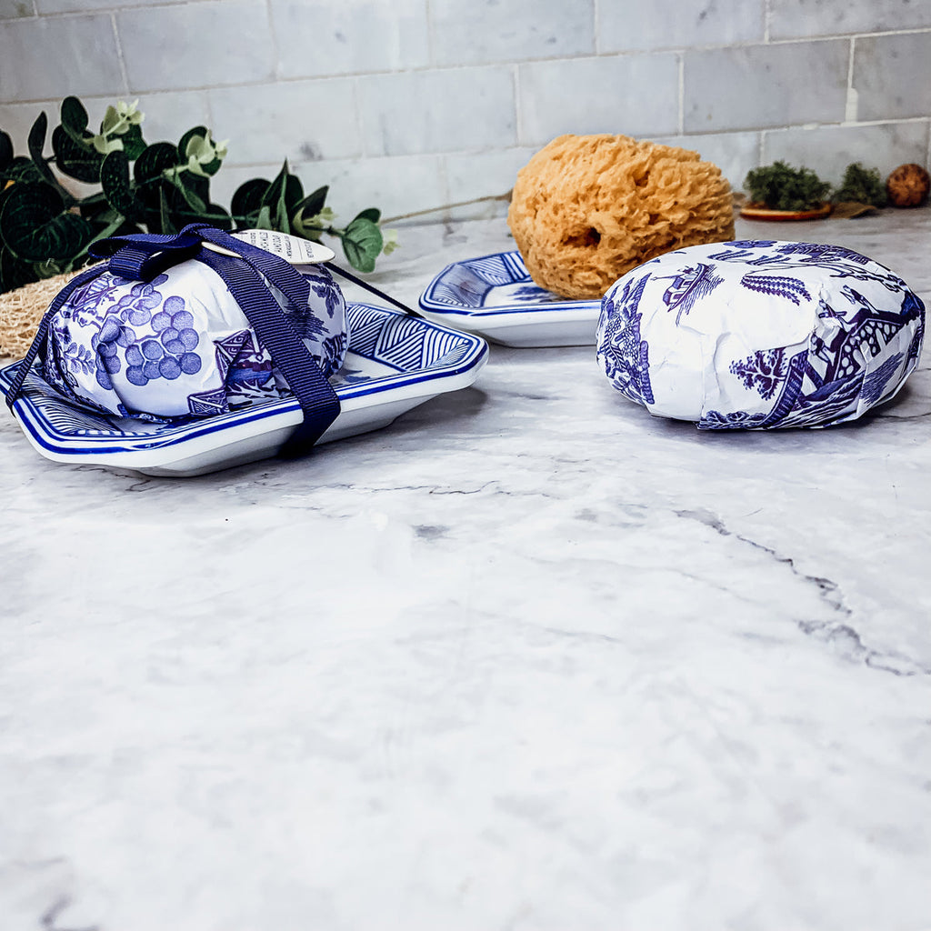 Blue & White Chinoiserie Soap & Trinket Dishes