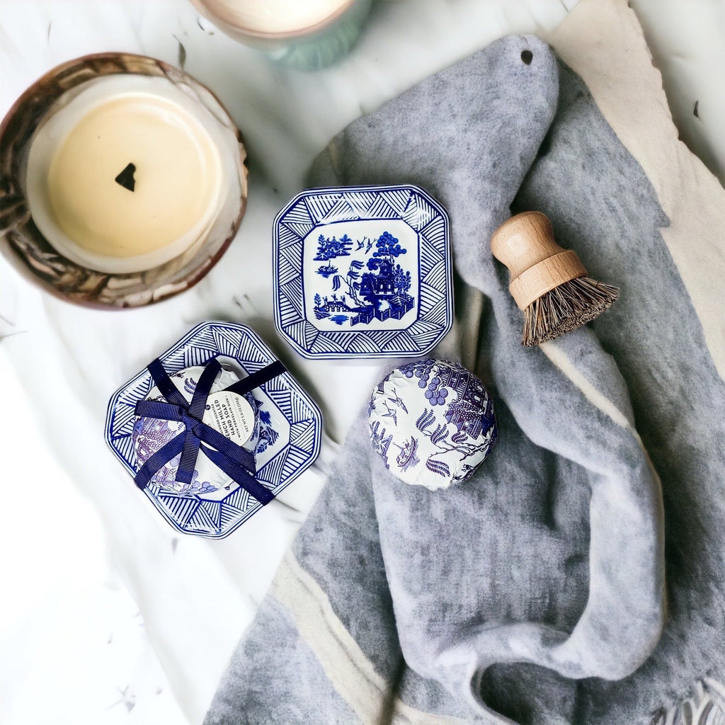 Blue & White Chinoiserie Soap & Trinket Dishes