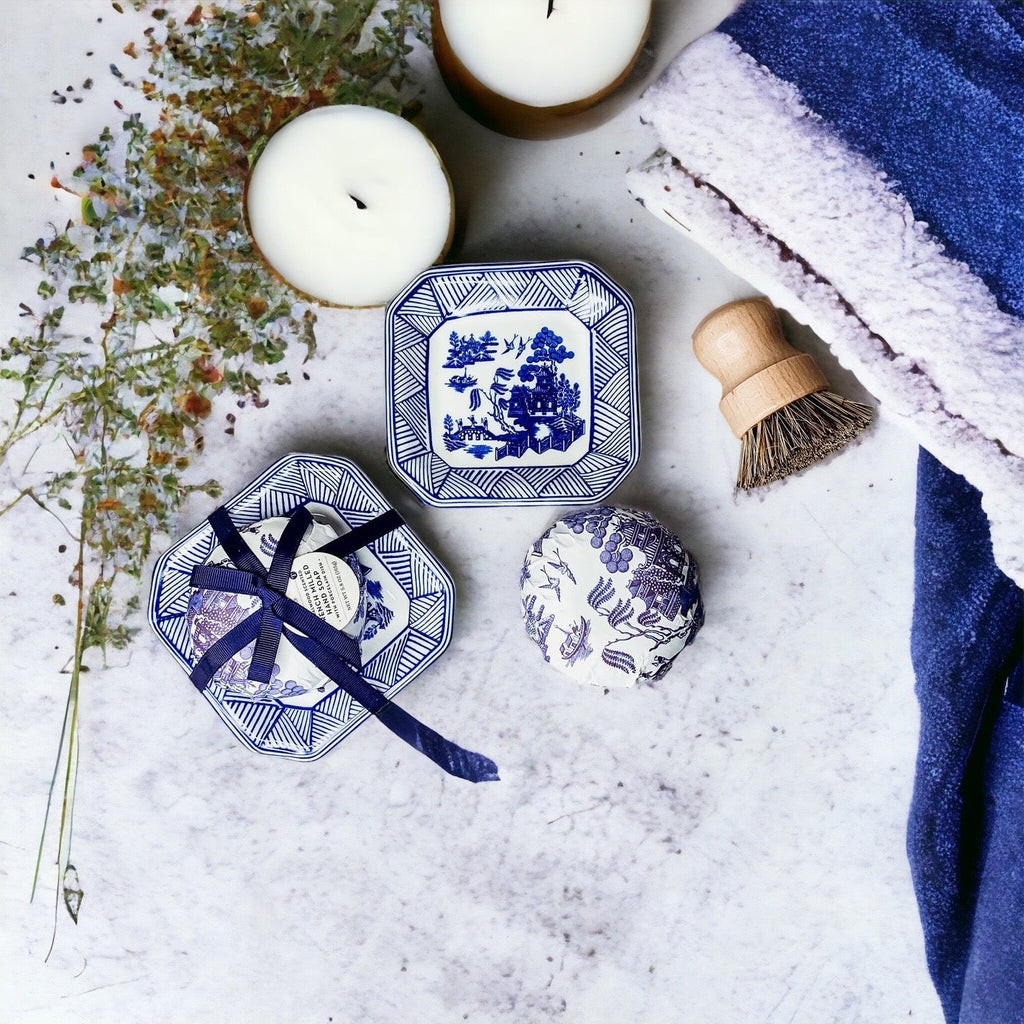 Blue & White Chinoiserie Soap & Trinket Dishes