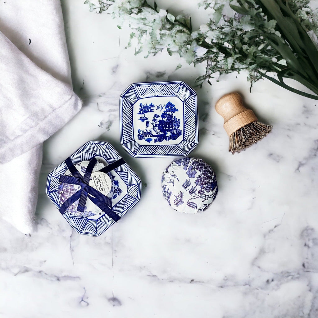 Blue & White Chinoiserie Soap & Trinket Dishes