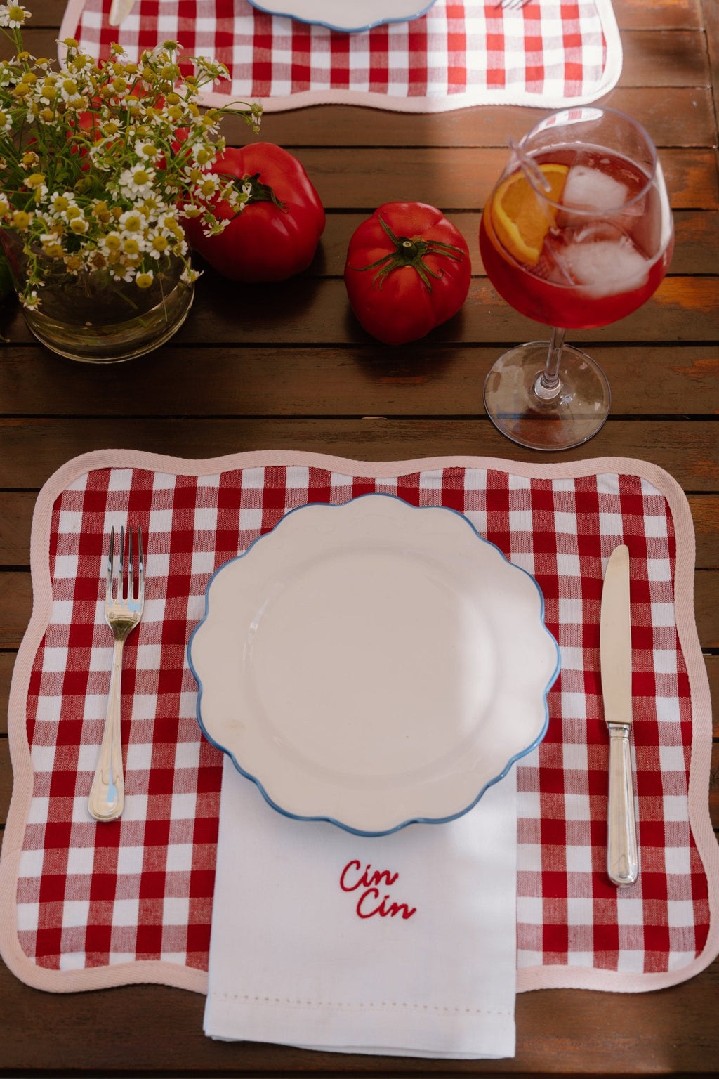 'Cin Cin' Dinner Napkins (Set of 4)