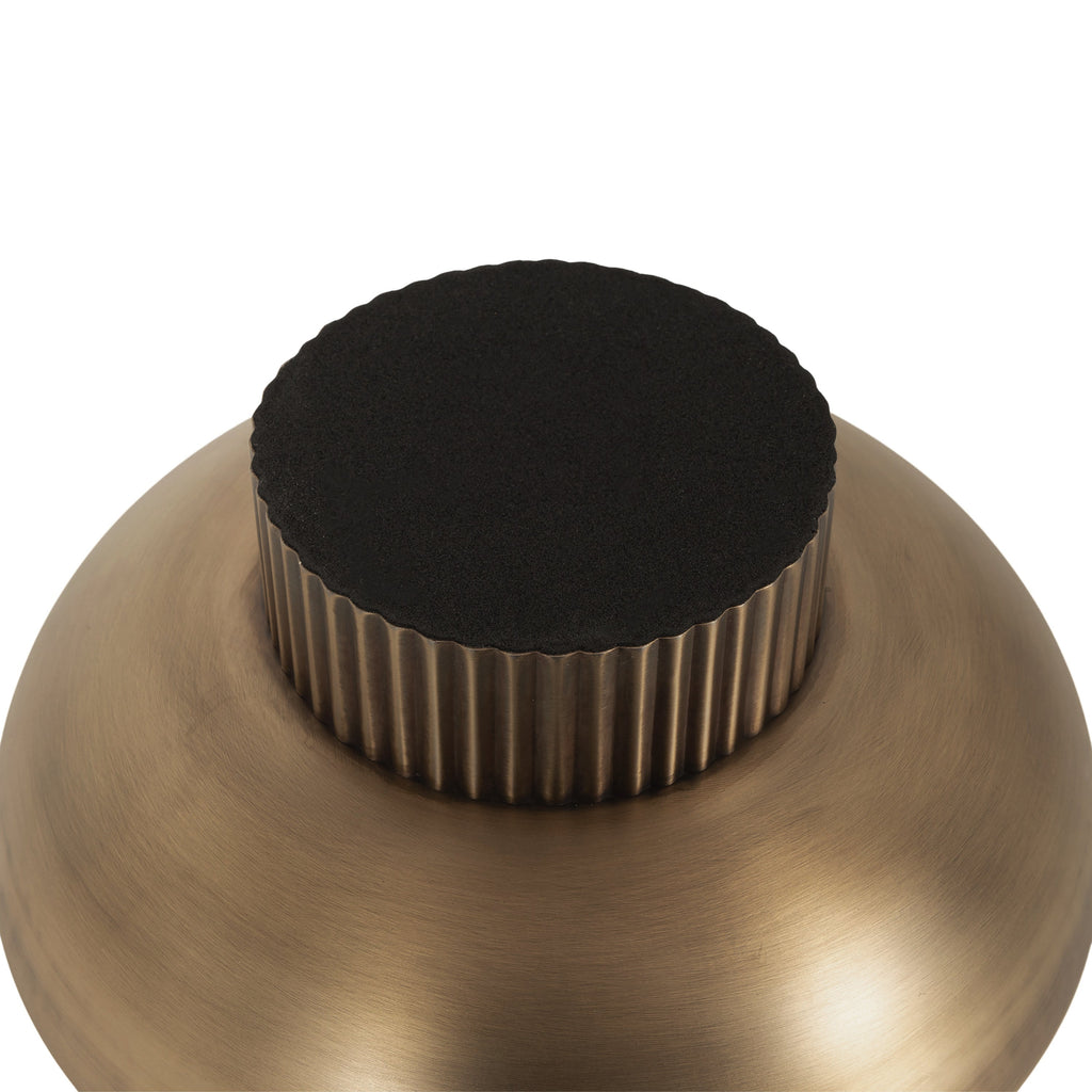 Rooks Ribbed Metal Bowl