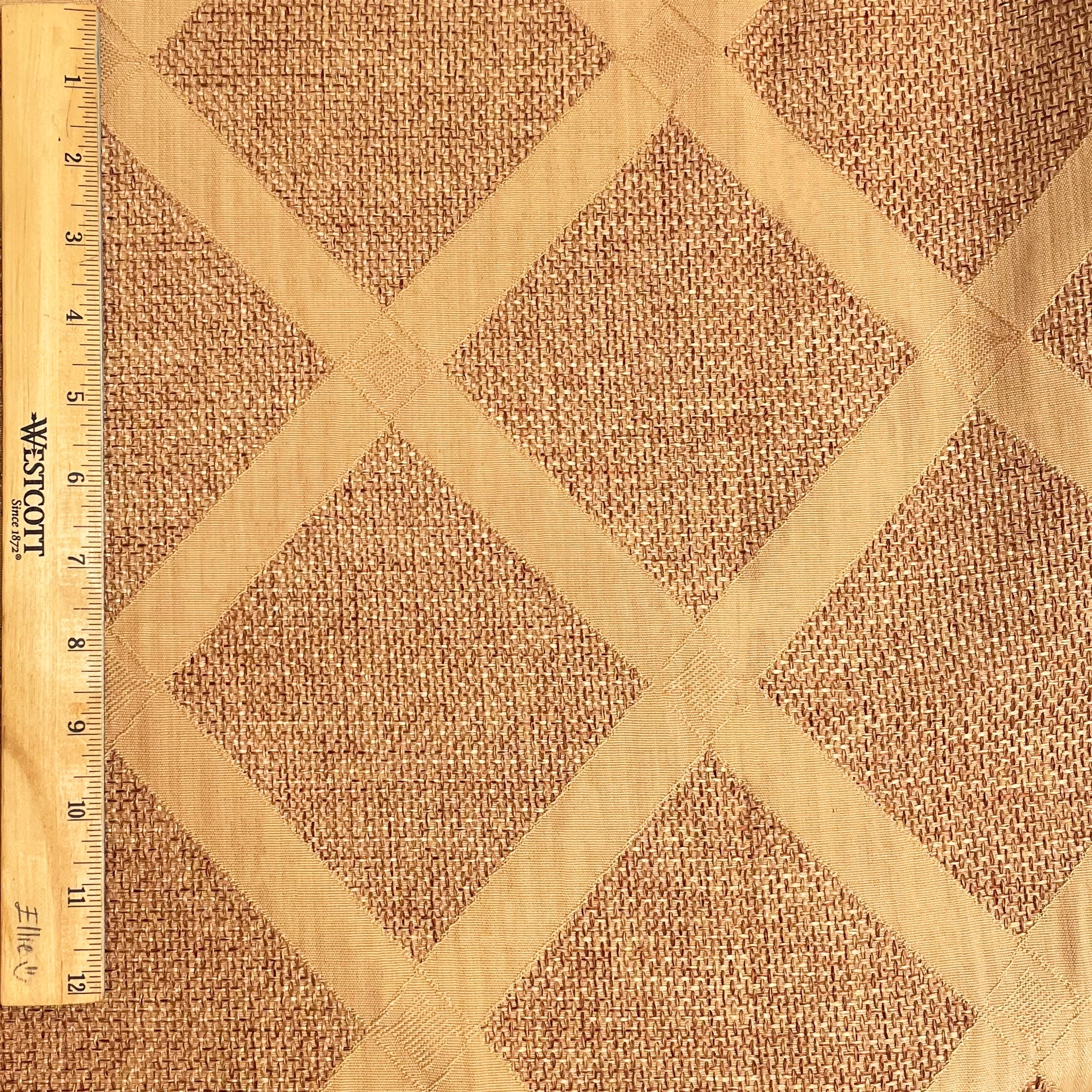 CLASSIC MALIBU DIAMOND ARGYLE DESIGN UPHOLSTERY FABRIC BY THE YARD