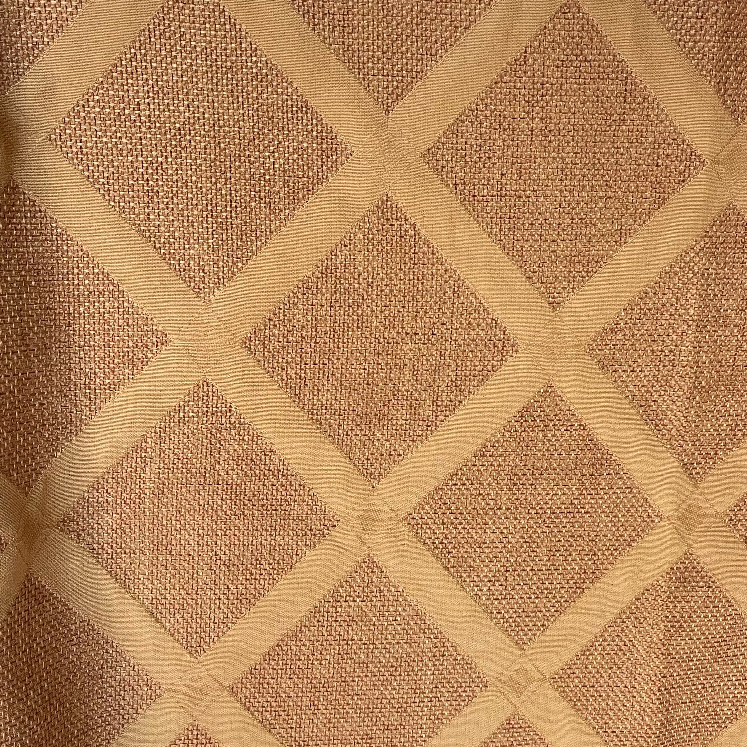 CLASSIC MALIBU DIAMOND ARGYLE DESIGN UPHOLSTERY FABRIC BY THE YARD