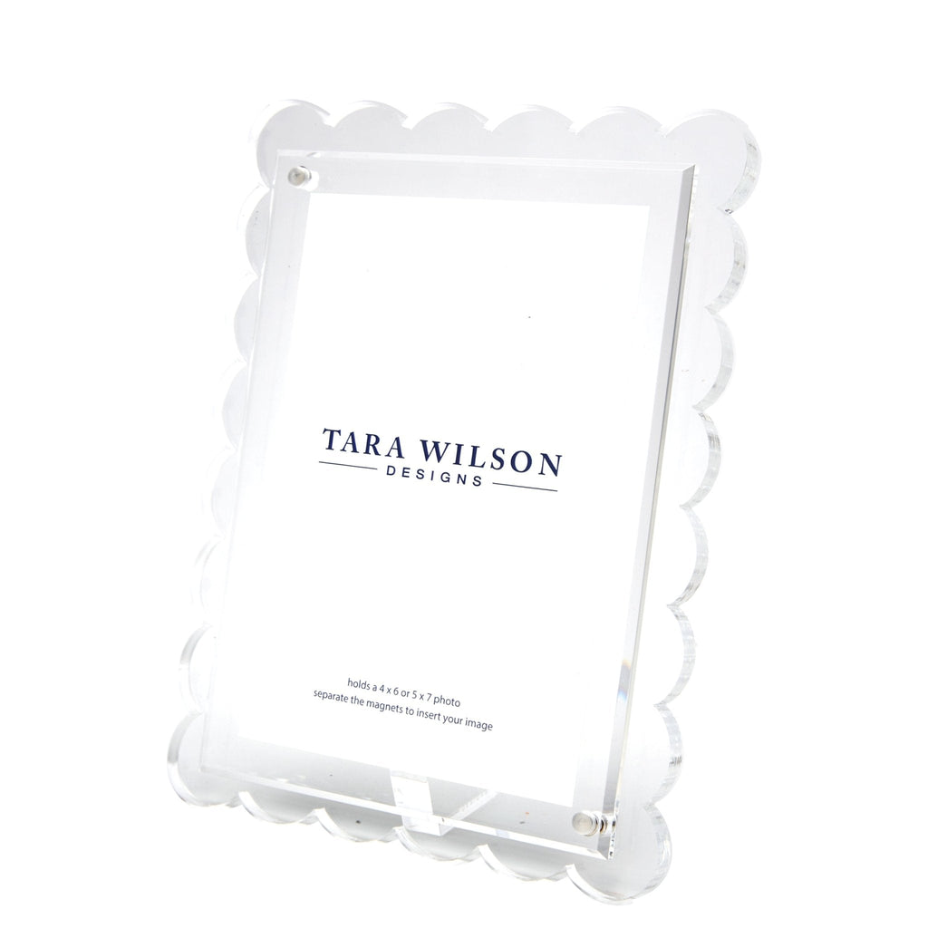 Clear Acrylic Scallop Frame
