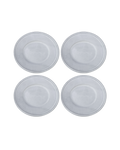 Cloud Oval Dessert Plate - Set of 4