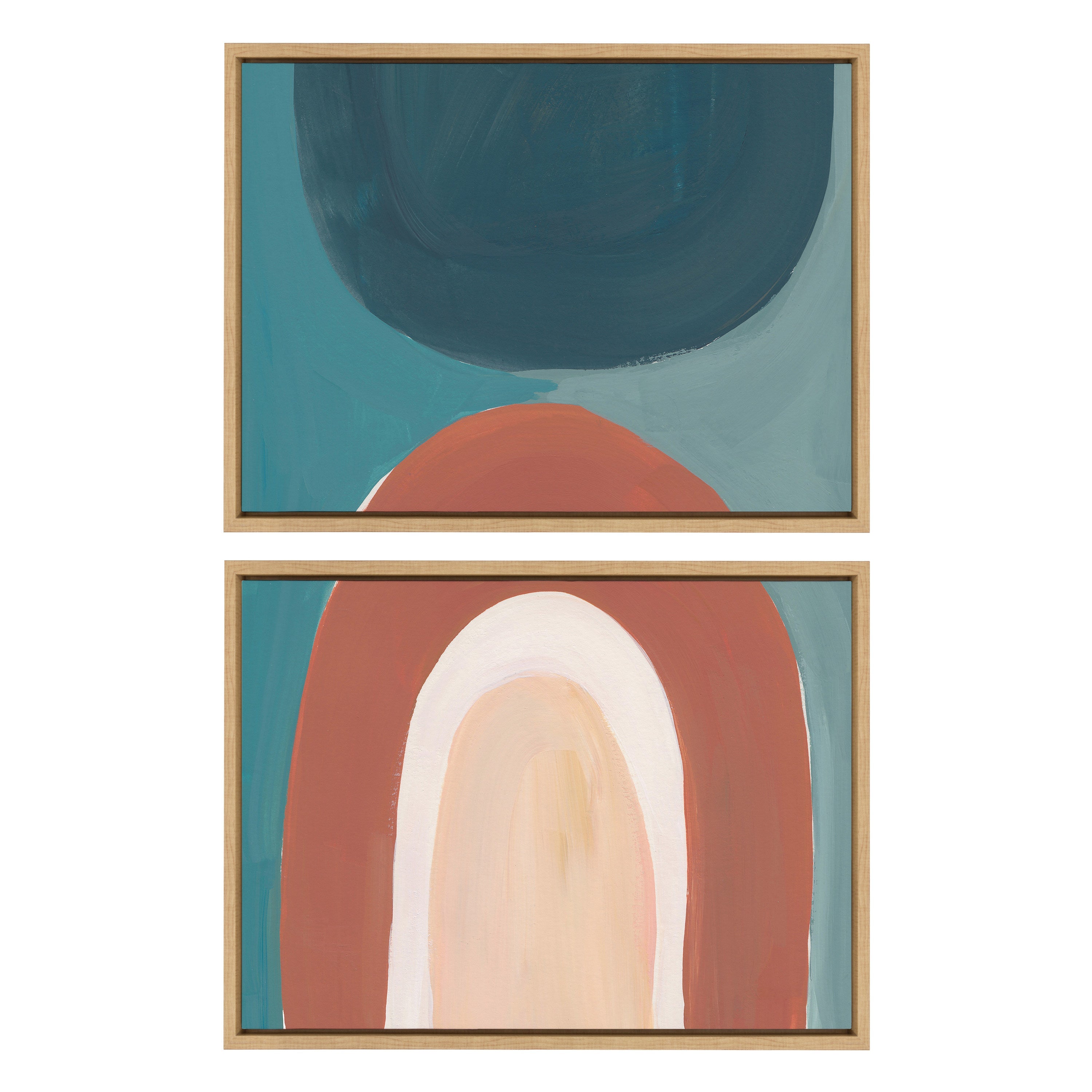 Sylvie Teotitlan Valley Study 1 A and B Framed Canvas Art Set by Kate Aurelia Holloway