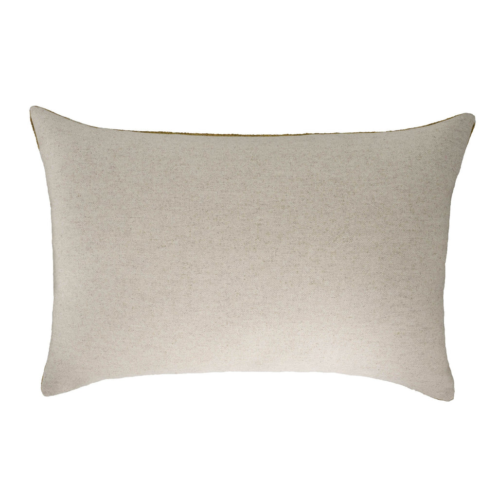 Coastal Blue Silk Velvet Ikat Pillow Cover, 16 x 24