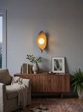Contemporary Nordic Leaf Resin Wall Lamp