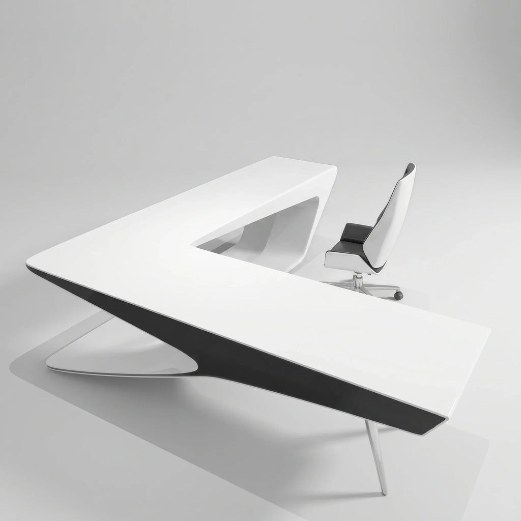 Chevron · L-Shaped Executive Desk