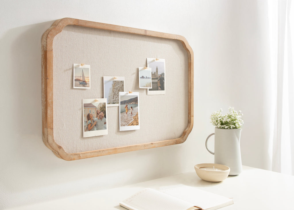 Marston Scalloped Fabric Pinboard