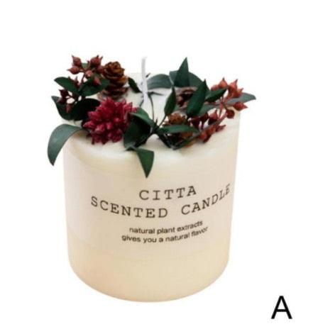 Sculptural Soy Wax Pillar Candle