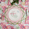 CRESSIDA LIGHT PINK ROUND FABRIC PLACEMAT (Set Of 4)