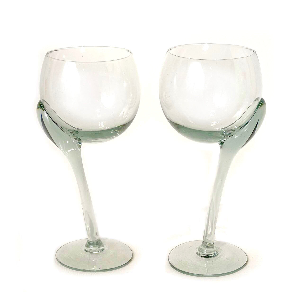 Crooked Stem Wine Glass
