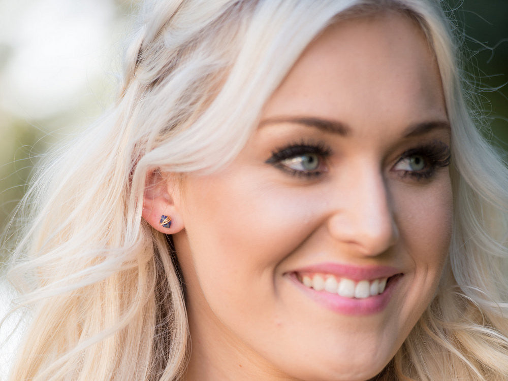 Pike Studs - Mother of Pearl