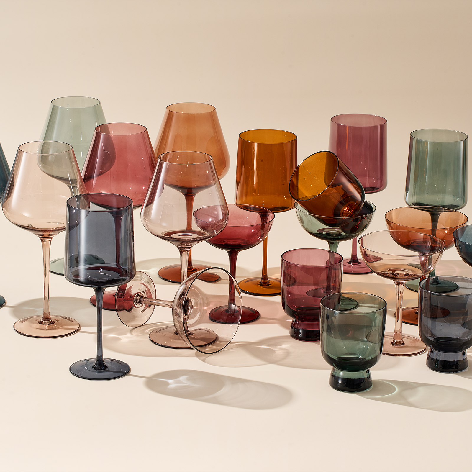 Tonal Margarita Cocktail Glassware, Set of 6