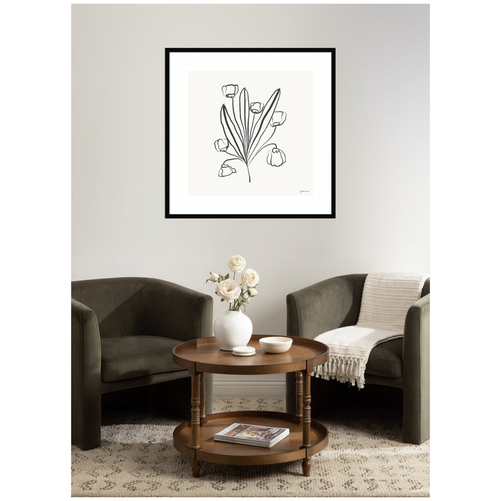 Floral Bouquet by Gabrielly Guedes Framed Wall Art Print