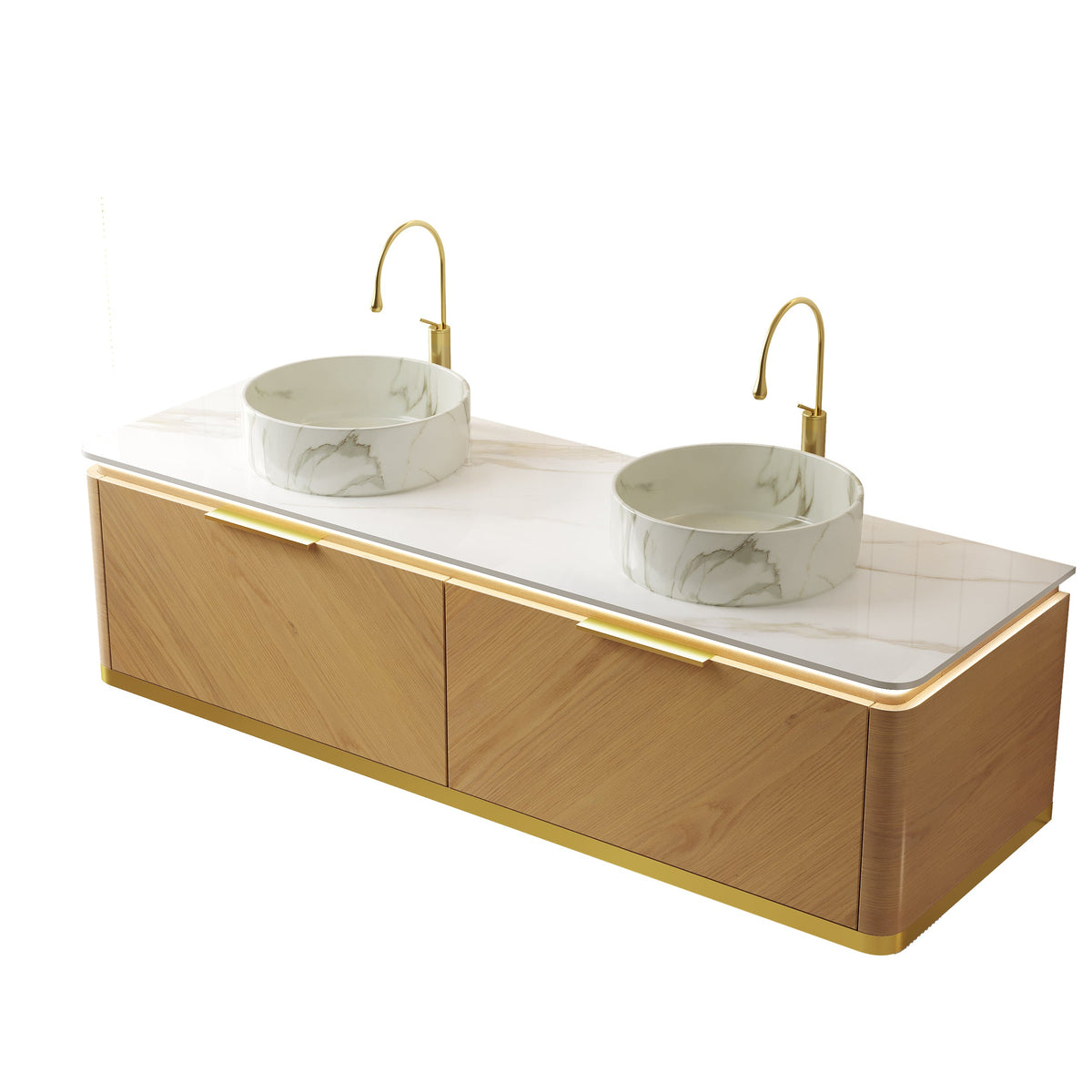 DIPA 60-Inch Bathroom Vanity & Sinks