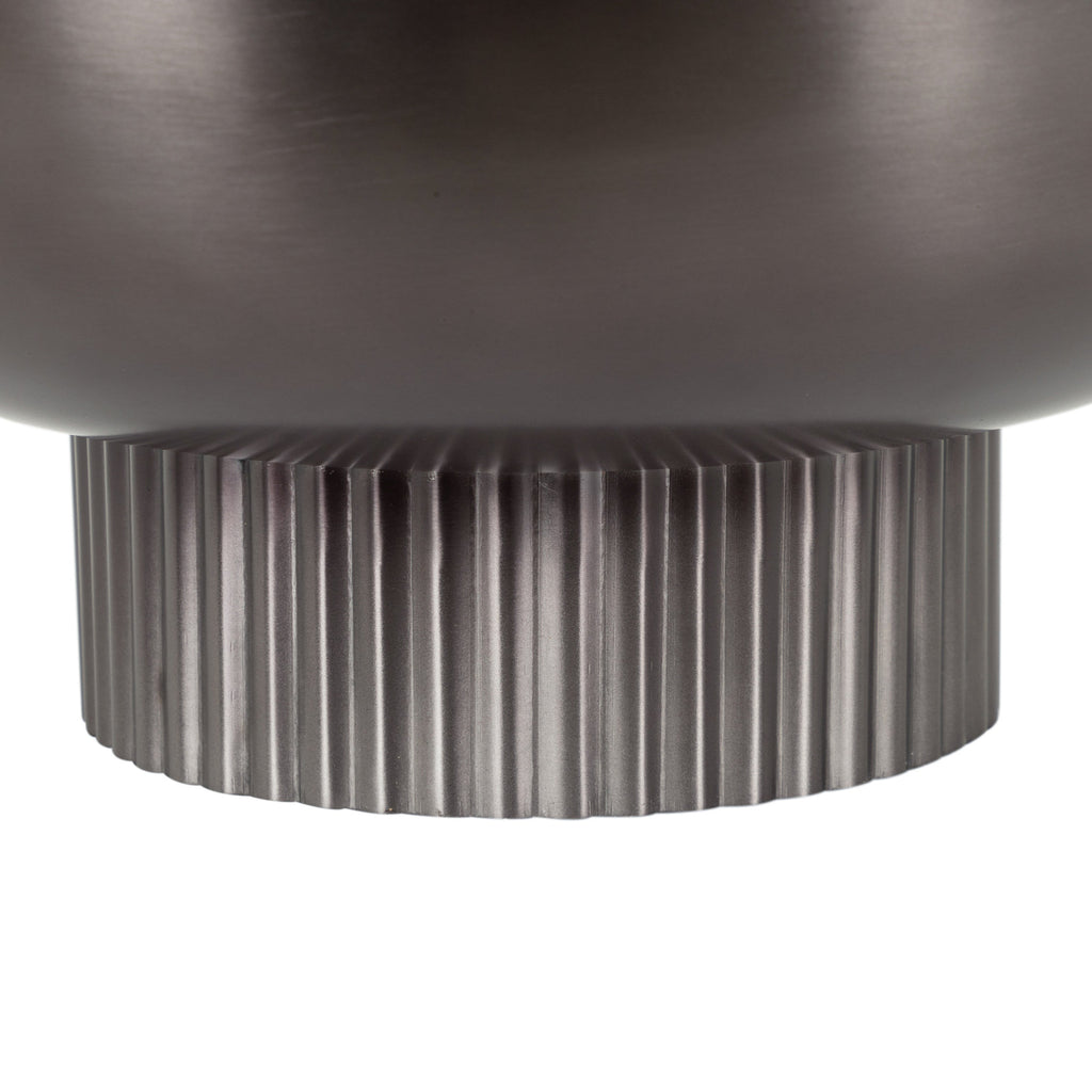 Rooks Ribbed Metal Bowl