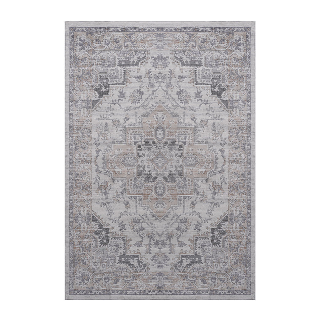 Marfi 8' x 10' Oriental Area Rug - Ivory/Beige