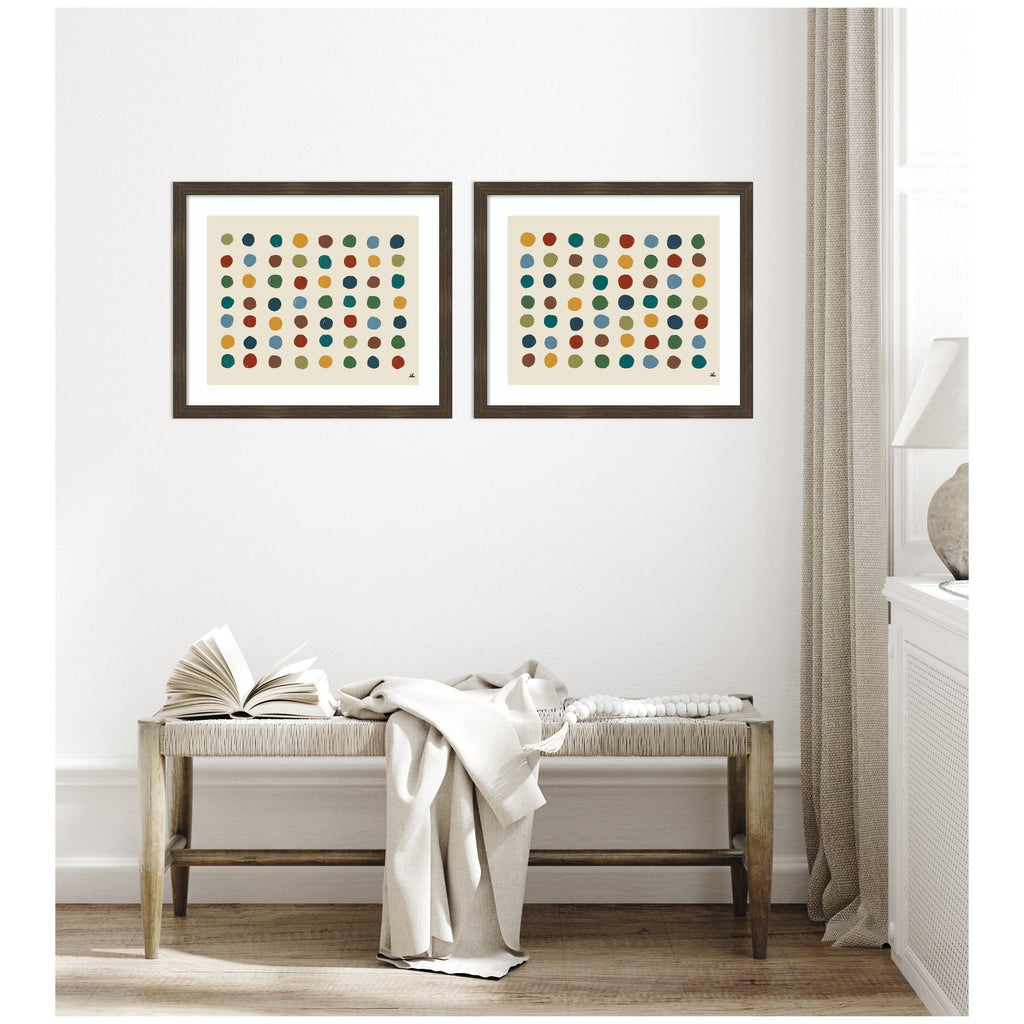 Meditation No. 3 2 Piece Framed Wall Art Print Set by Kelly Knaga