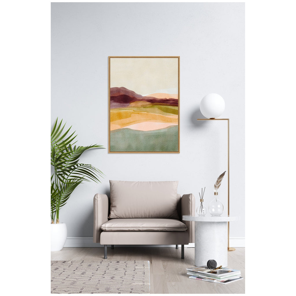 Sylvie Sunset Beauty Framed Canvas by Nikita Jariwala