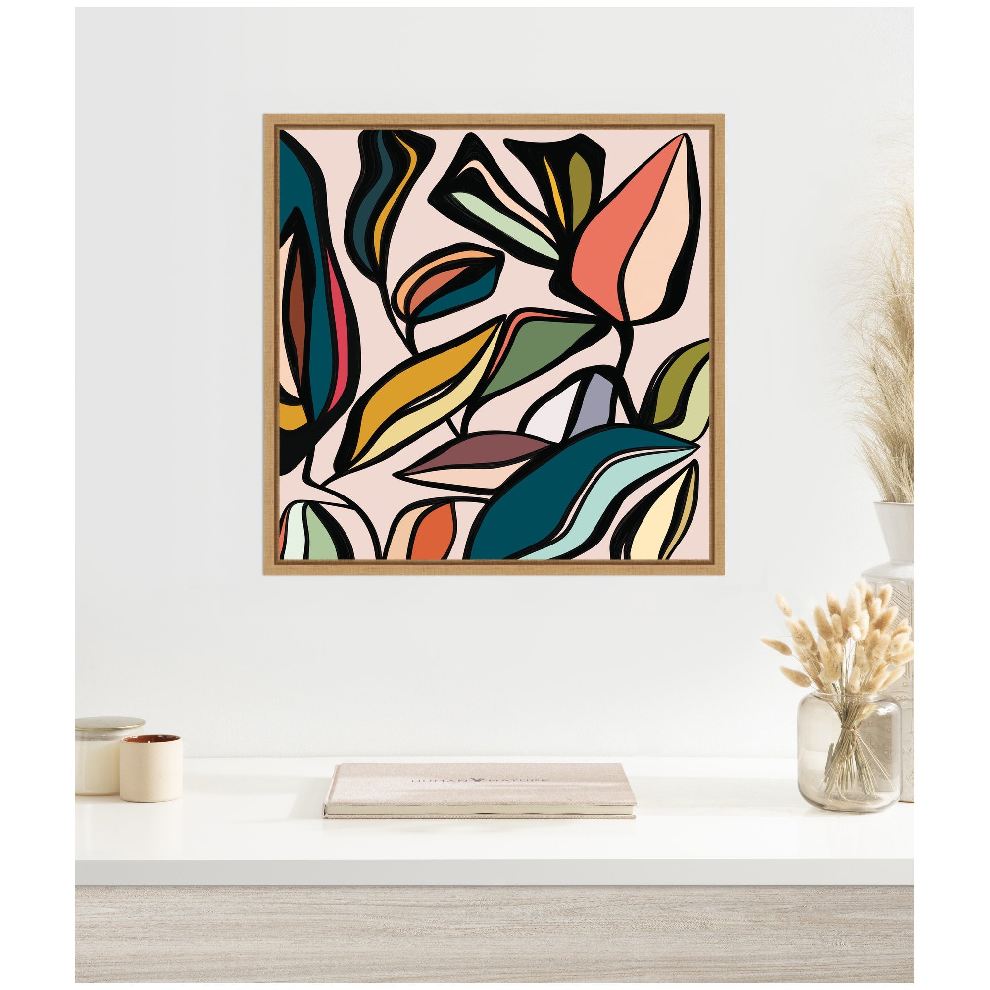 Fanciful Ficus Framed Canvas Wall Art