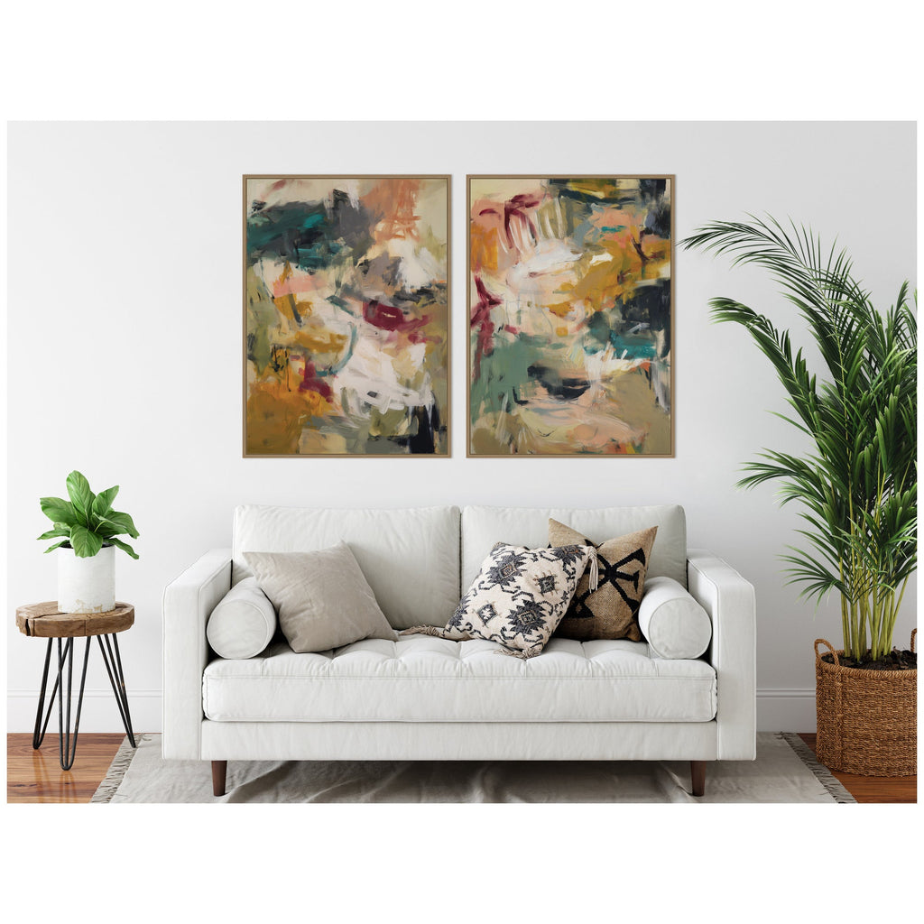 Painted Storm No. 1 & No. 2 2 Piece Framed Canvas Wall Art Set by Amy Lighthall