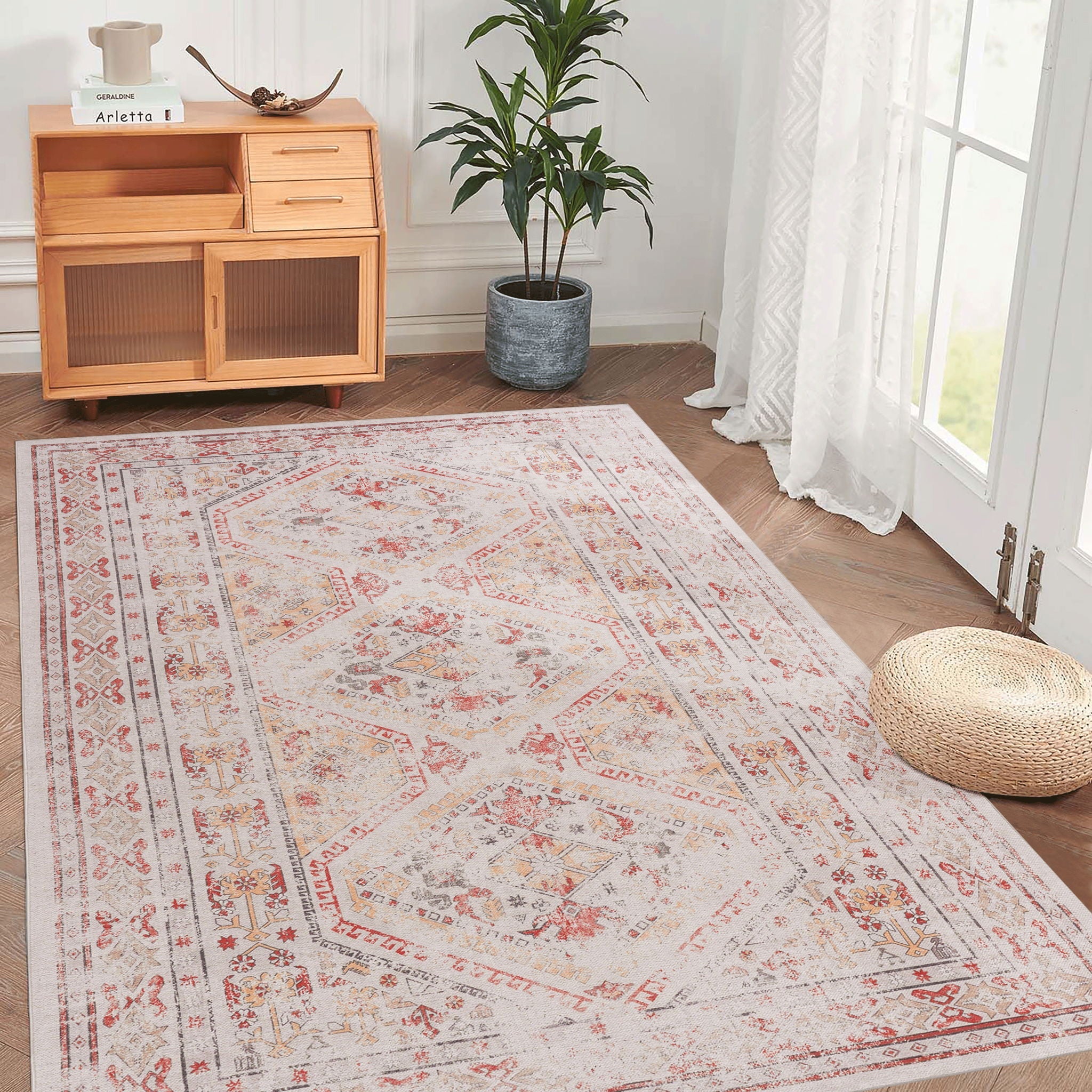 Maval Washable Area Rug