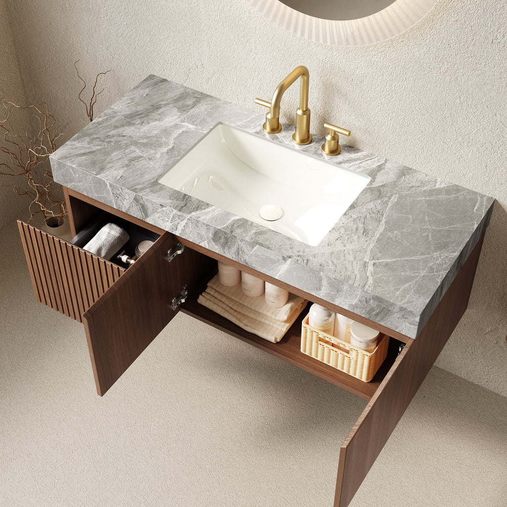 Muri 48-Inch Floating Bathroom Vanity & Sink