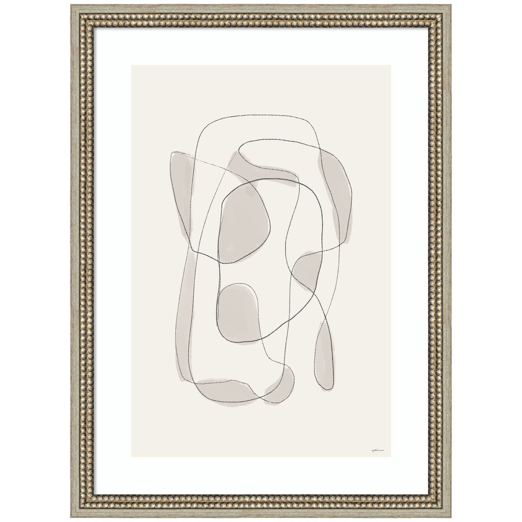 Minimalist Lines by Gabrielly Guedes Framed Wall Art Print
