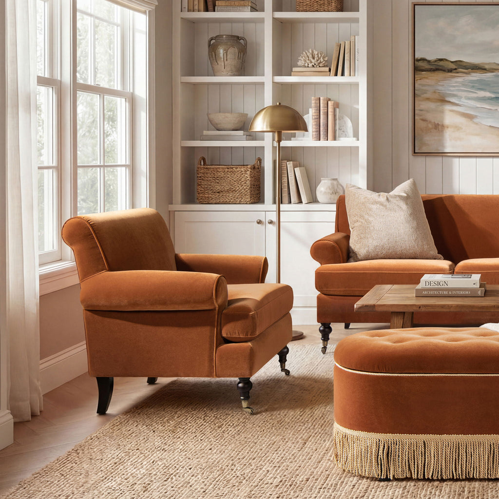Alana Lawson Accent Chair with Casters