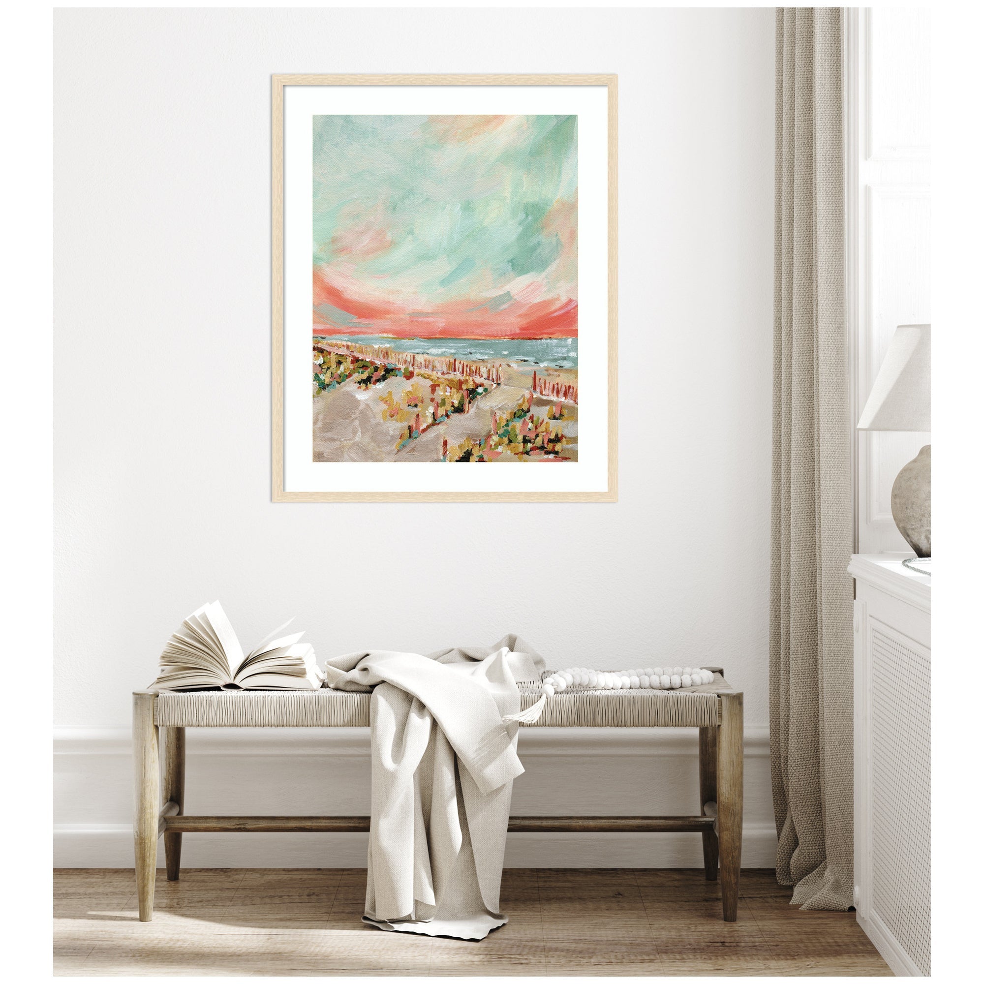 Framed Art Landscape 03 Beach by Annie Quigley