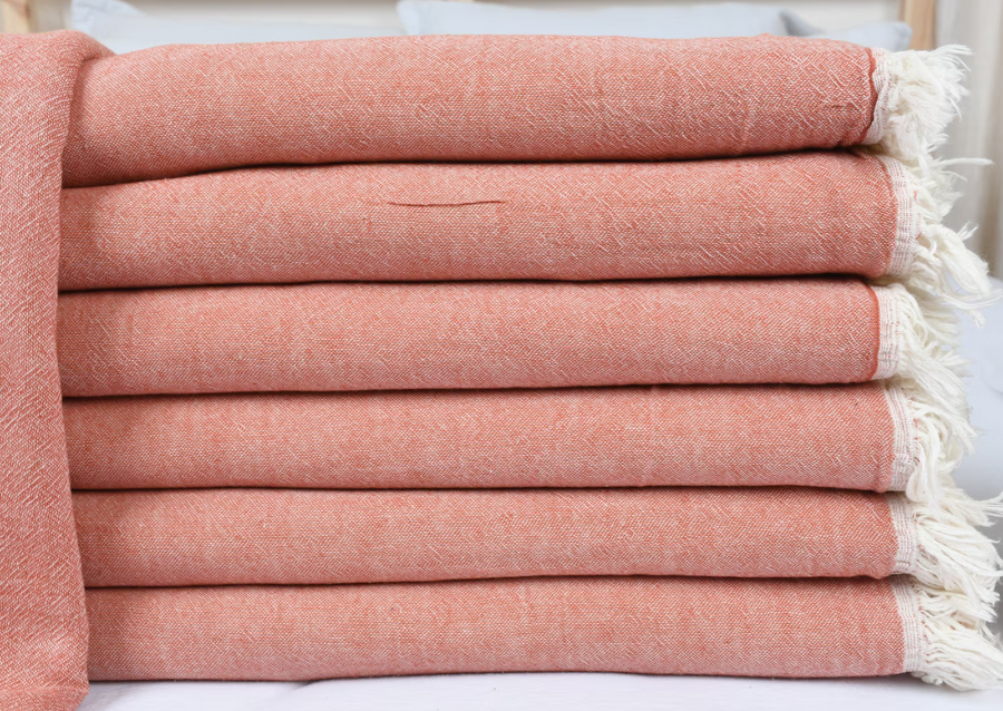 Dahlia Muslin Throw Blanket