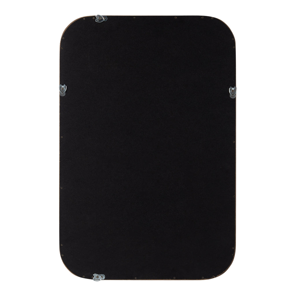 Hutton Wood Framed Radius Rectangle Mirror