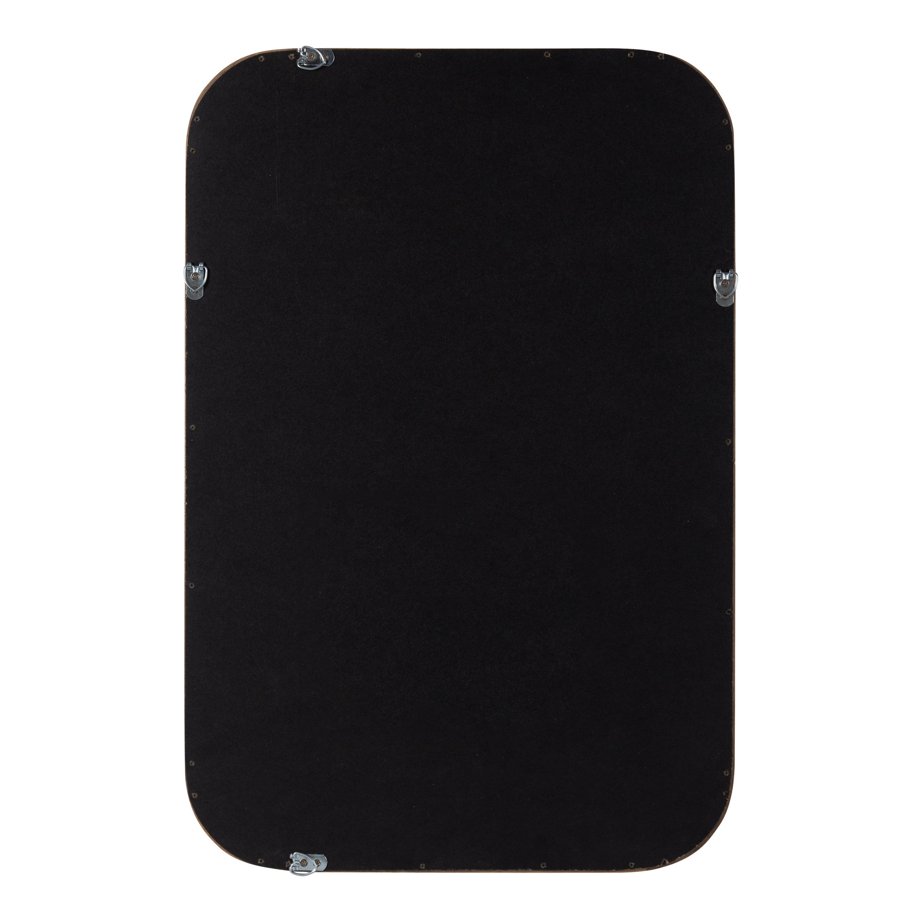 Hutton Wood Framed Radius Rectangle Mirror