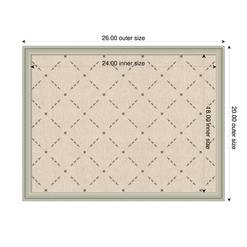 Pinboard Green Lattice Print