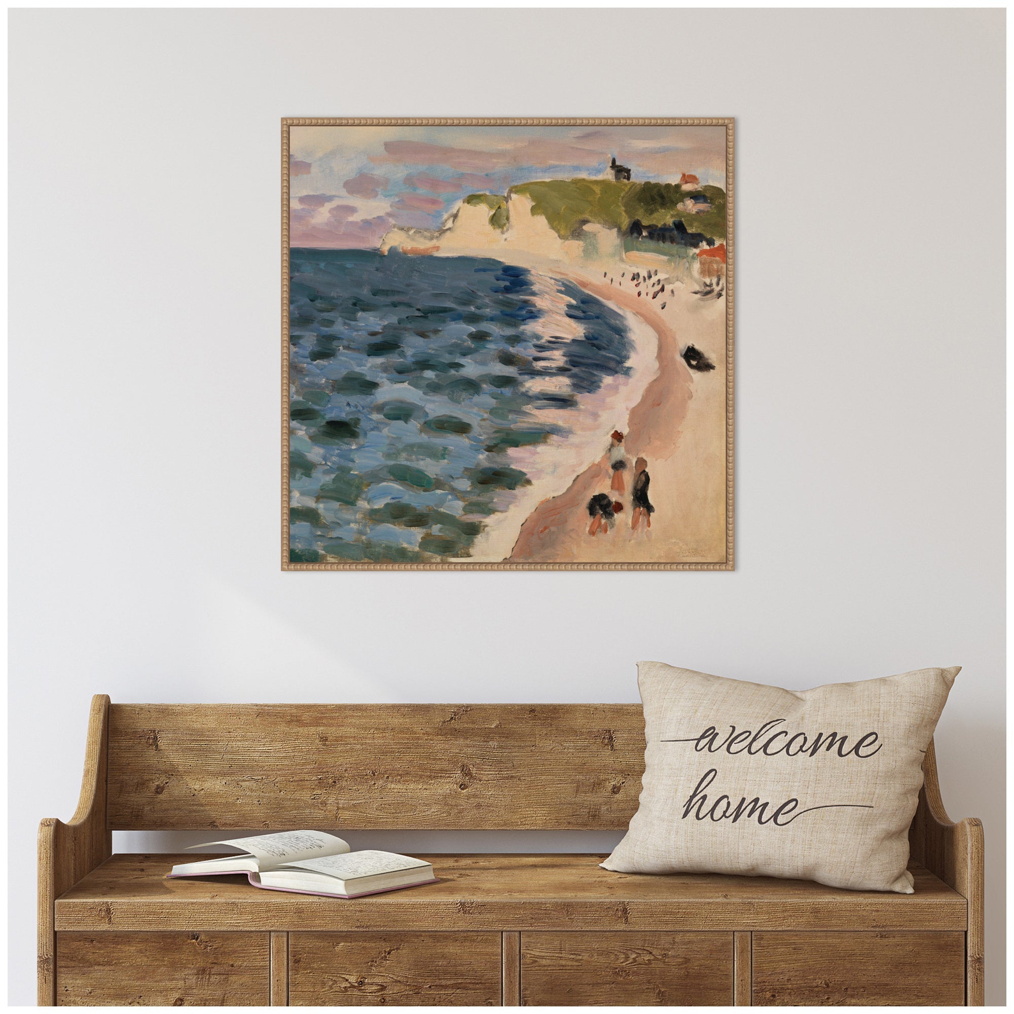 High Tide Pleine Mer 1920 Henri Mattise by Nostalgia Prints Framed Canvas Wall Art Print