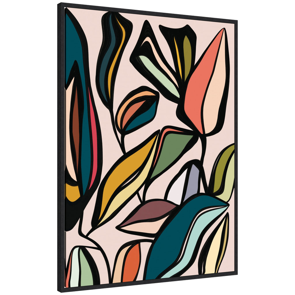 Fanciful Ficus Expansion by Alicia Bock Framed Canvas Wall Art Print