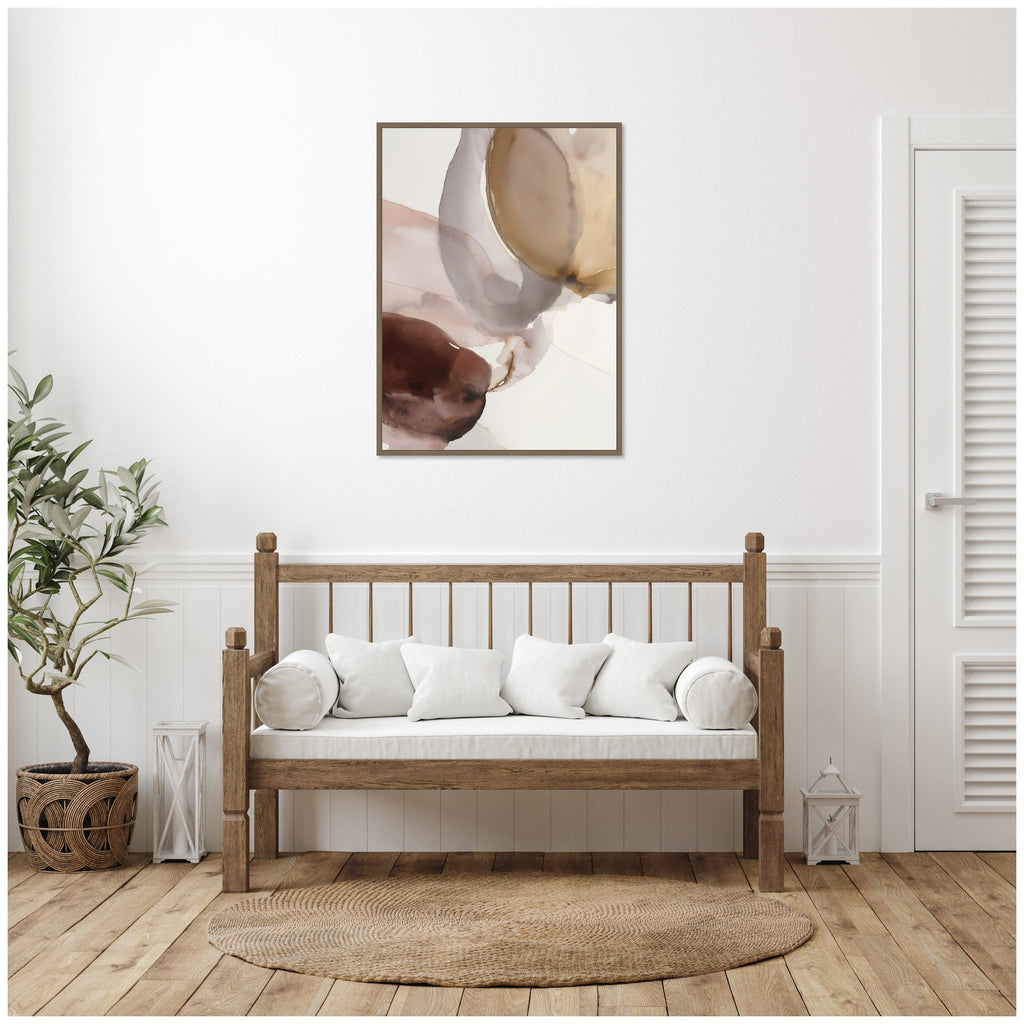 Earth Bloom II by Amy Lighthall Framed Canvas Wall Art Print
