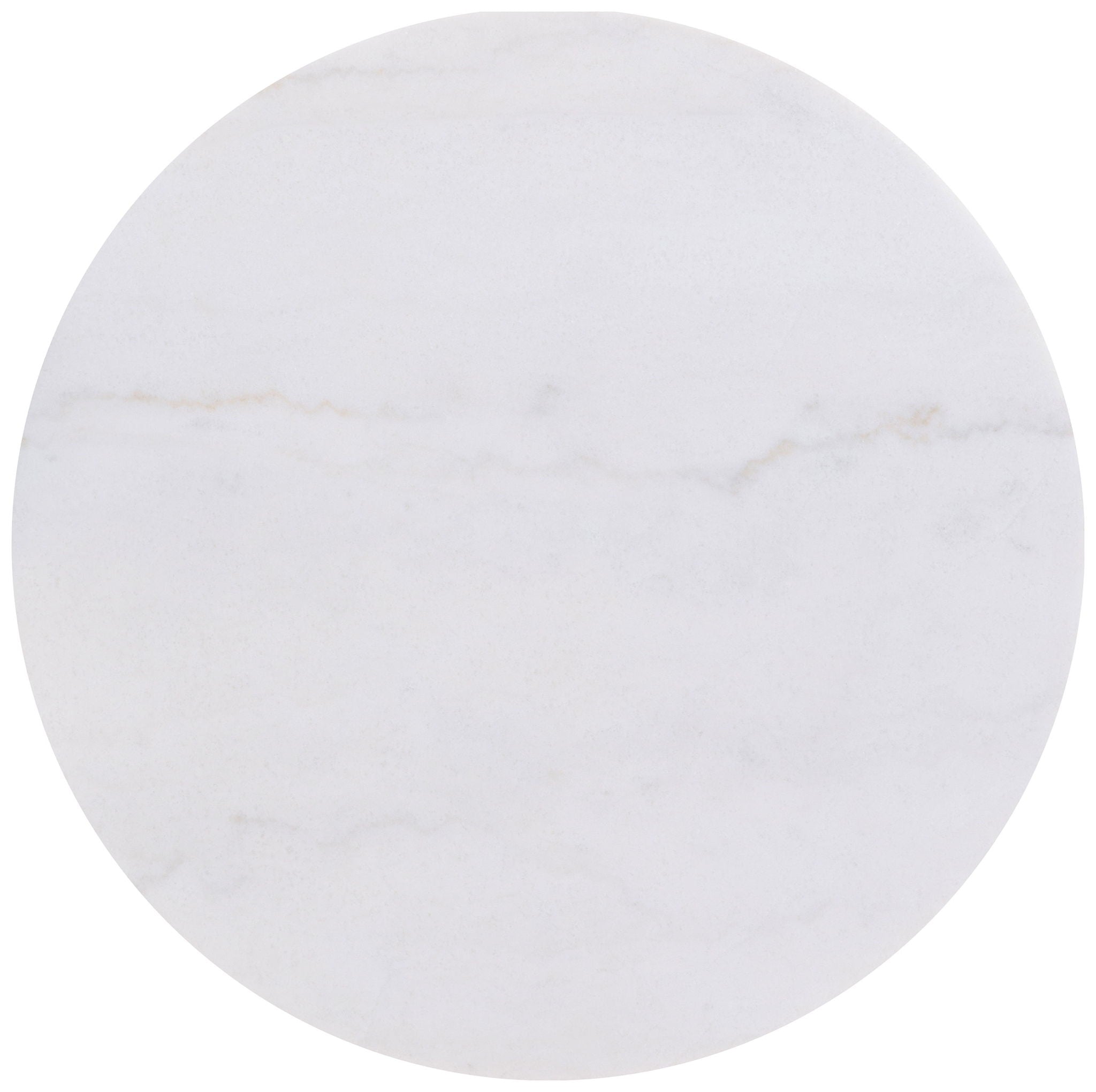 Reeded Marble Coffee Table — Honey Brown
