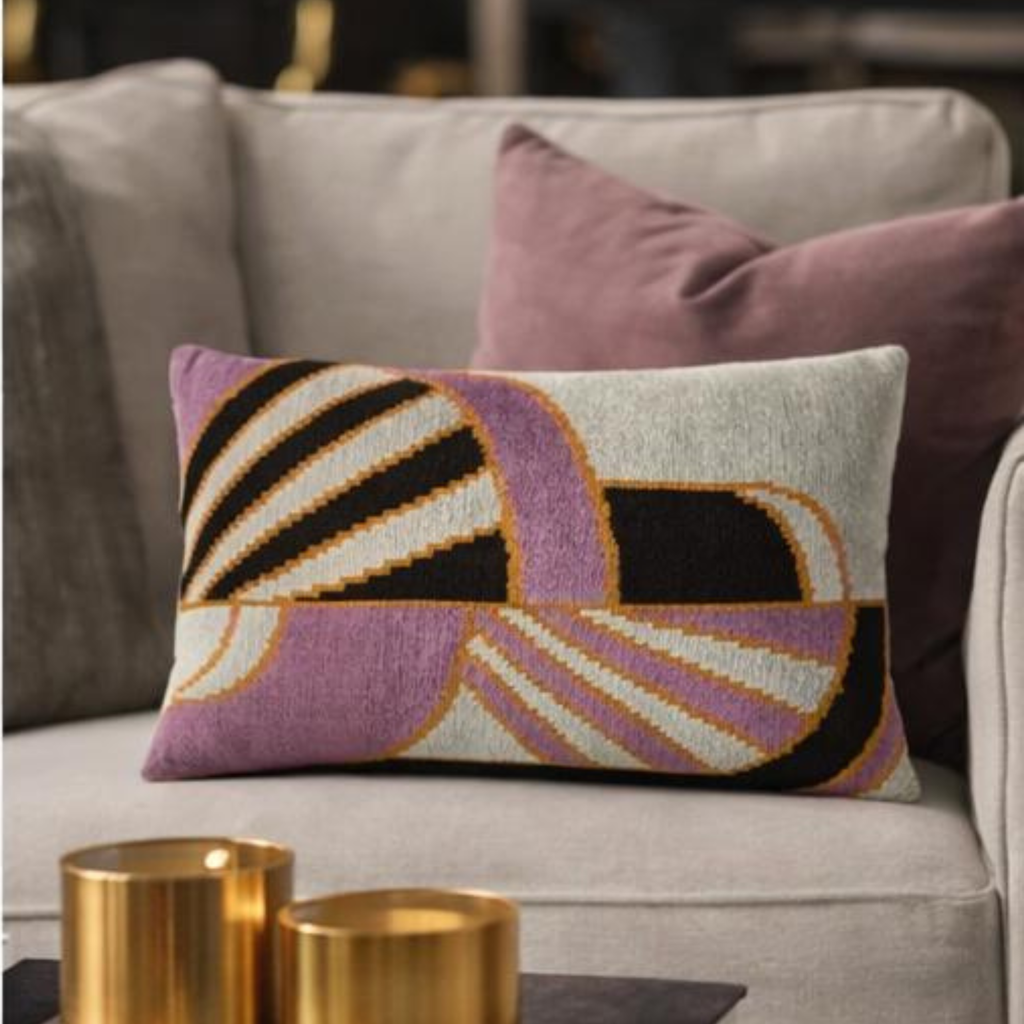 Deco Silk Velvet Ikat Throw Pillow Cover 16 X 24