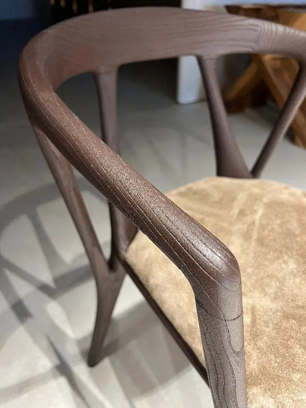 Italian-Style Solid Walnut Dining Chair