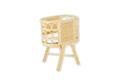 Handwoven Rattan Doll Crib