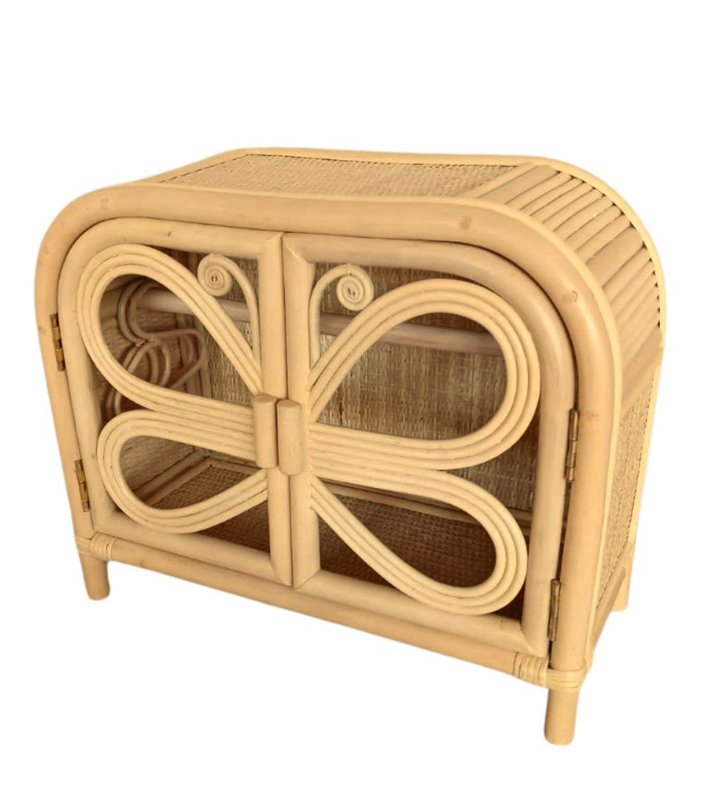 Rattan Doll Wardrobe