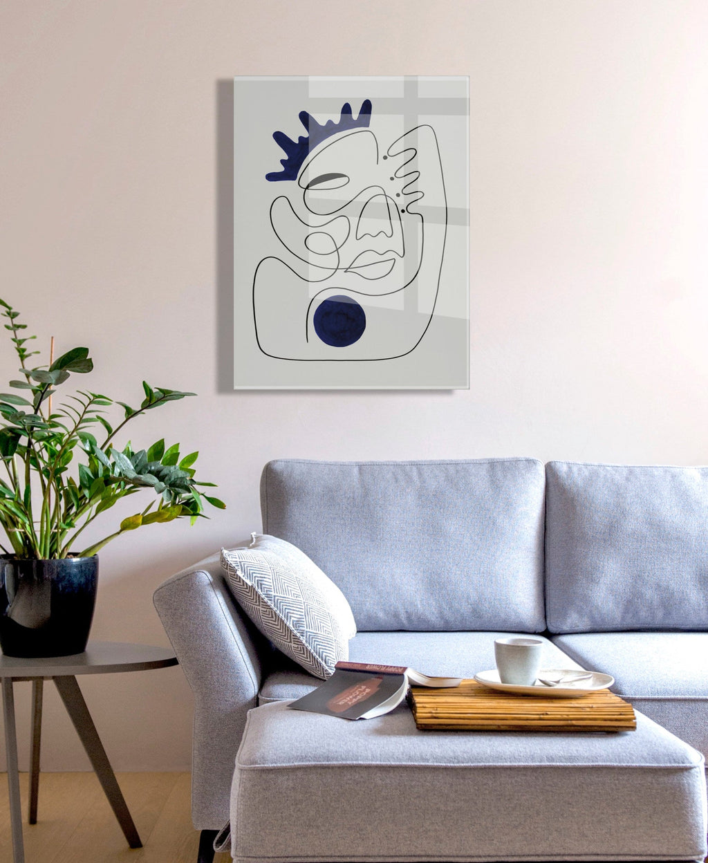 El Ray Floating Acrylic Art by Shatha Al Dafai
