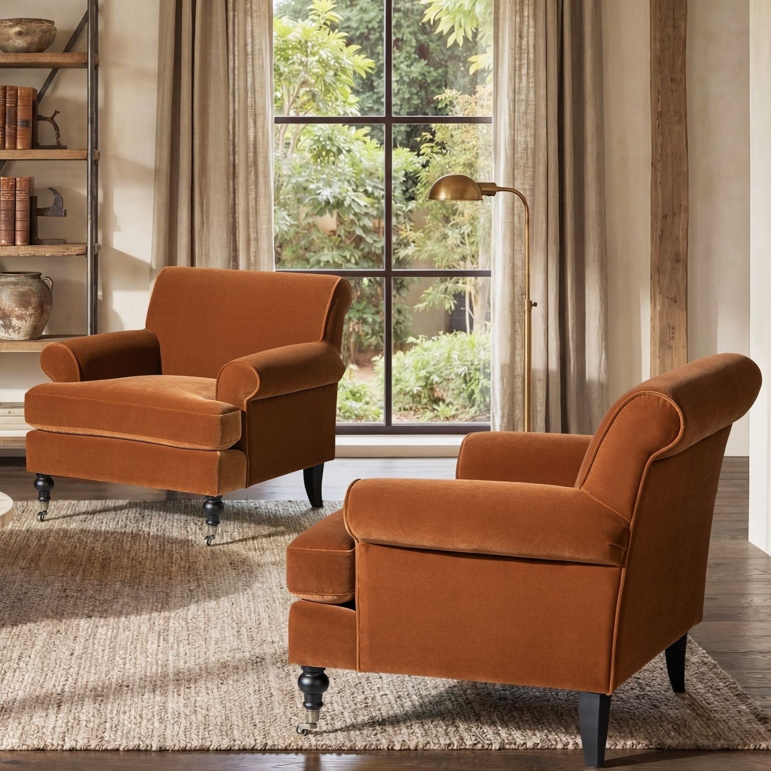 Alana Lawson Accent Chair with Casters