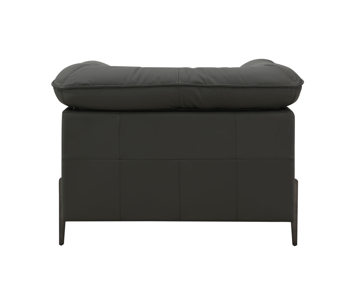 Tadi Top-Grain Leather Accent Chair